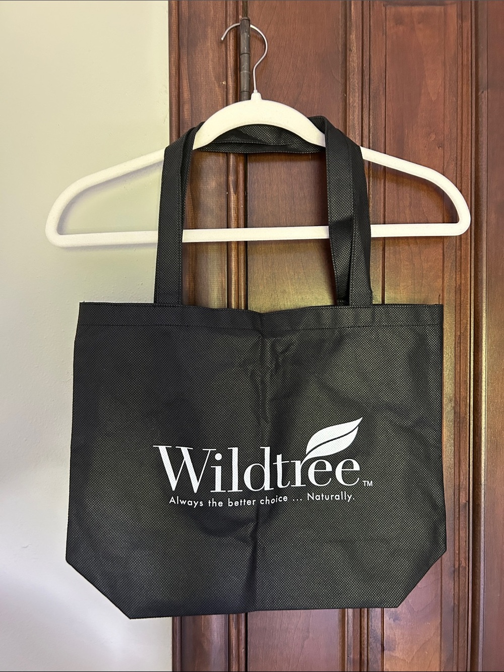 WILDTREE Black Logo Tote Bag